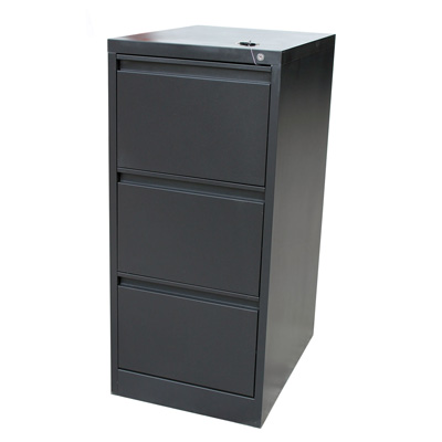 ARCHIVADOR DE 3 GAVETAS COLOR: NEGROY CREMA CODIGO DP- 083 | Office Box