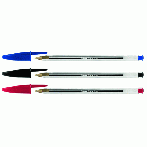 BIC Cristal, Bolígrafos BIC Rojo, BIC Azul y BIC Negro.