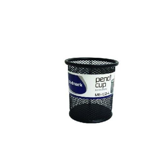 porta lapices cilindro mesh negro