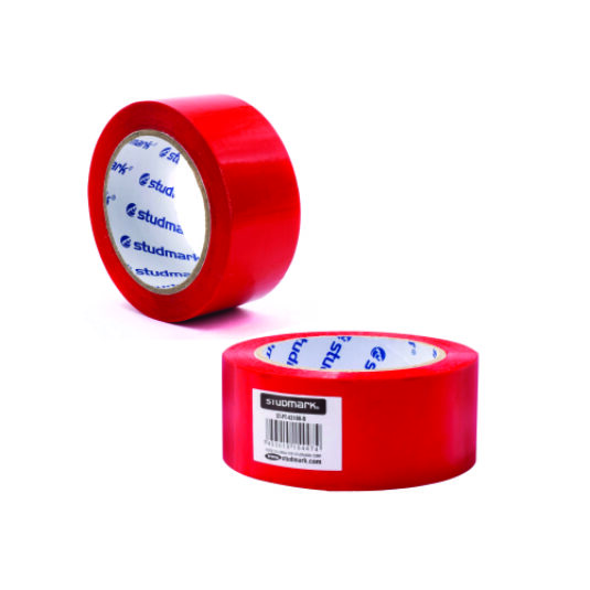 CINTA DE EMPAQUE 43MIC x 45MM x 100YD ROJO