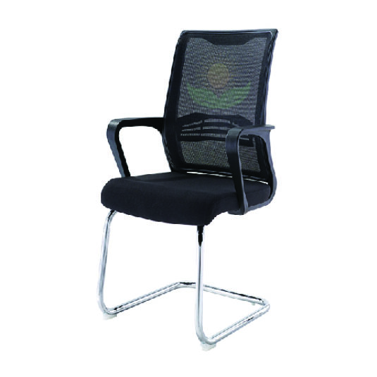 silla de visita negra