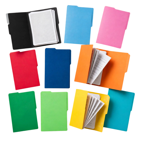 Folder de colores tamaño legal