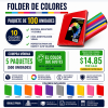 folder de colores, folder legal, folder 8.5x14, folder ultrapaper, cartulina 175 lb, folders para oficina, folders para archivo, folders tamaño legal, folders de cartulina, material de oficina