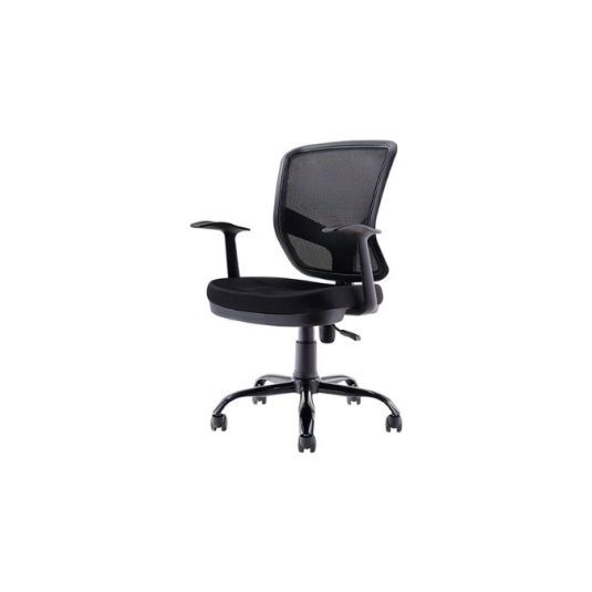 Silla secretaria con brazo fijo