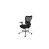 Silla secretaria con brazo fijo, malla