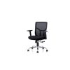 Silla secretaria con brazo ajustable, malla