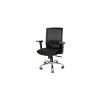 Silla secretaria con brazo ajustable, malla