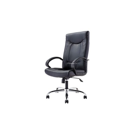 Silla ejecutiva con brazo fijo, cuerina