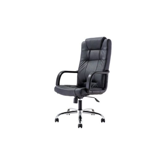 Silla ejecutiva con brazo fijo, cuerina