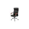 Silla ejecutiva con brazo fijo, cuerina