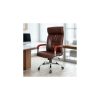 Silla ejecutiva con brazo fijo, cuerina
