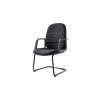 Silla de visita, base trineo, tela