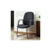 Silla de visita, base trineo, tela