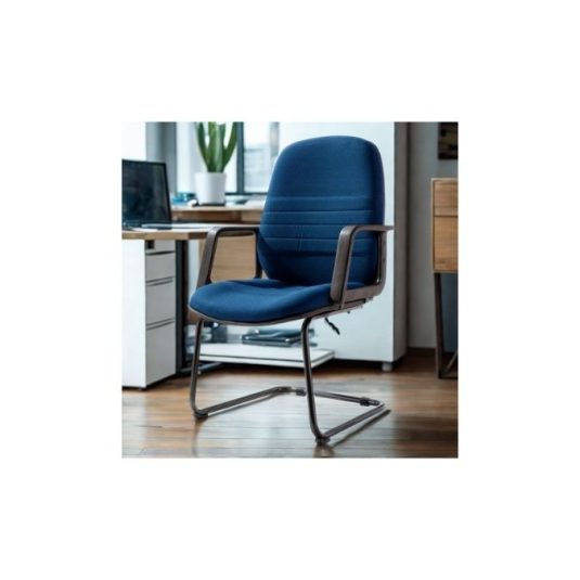 Silla de visita, base trineo, tela