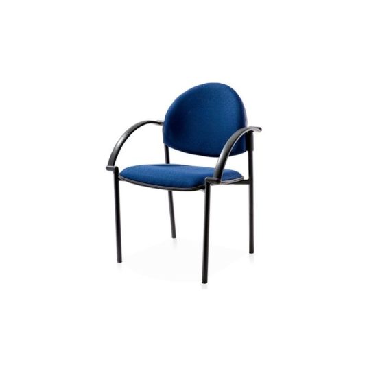 silla de visita con brazo, tela