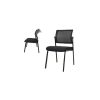 silla de visita con respaldo reclinable