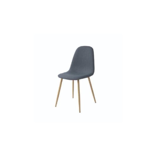 silla crosby blue, tela