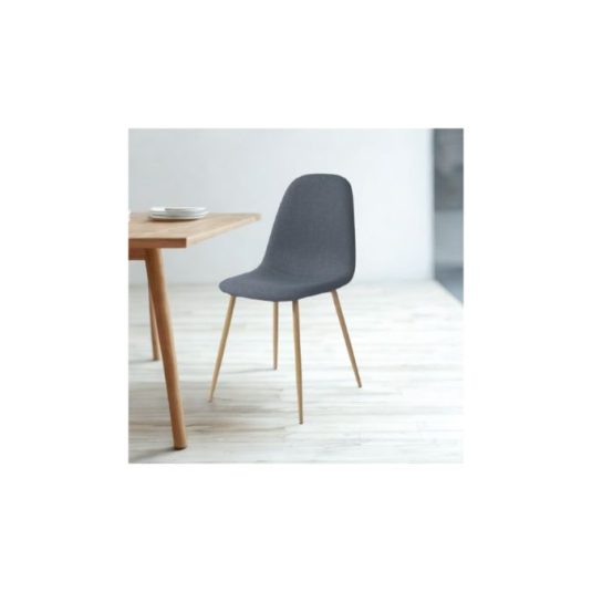 silla crosby blue, tela