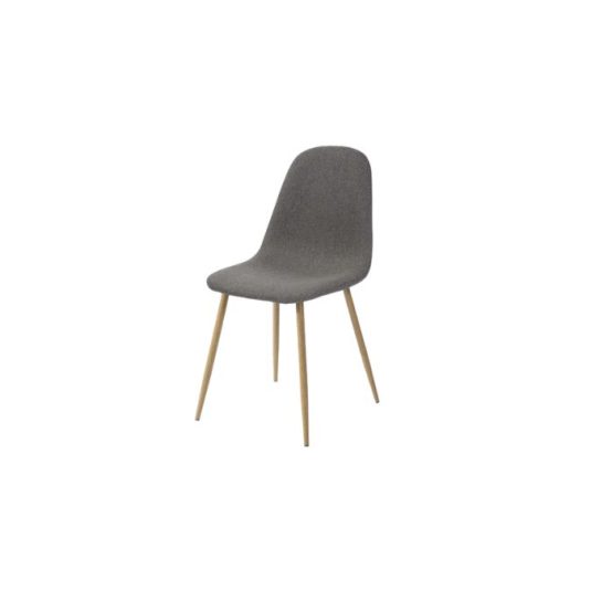 silla crosby grey, tela