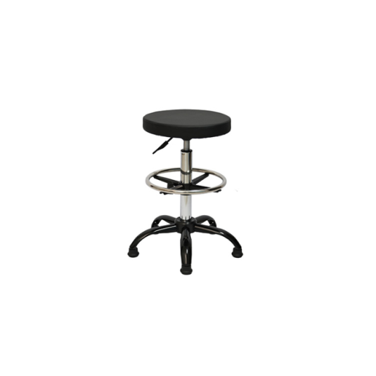silla de bar alta, sin respaldo, vinil