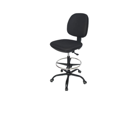 Silla de cajero, sin brazos, tela