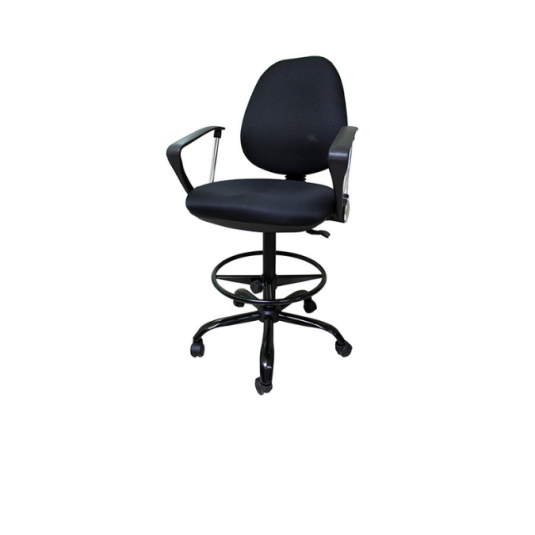 silla cajero, con brazos, tela