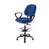 Silla cajero, con brazos, tela