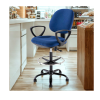 Silla cajero, con brazos, tela