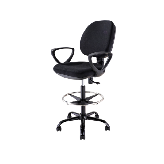 silla de cajero, con brazos, tela