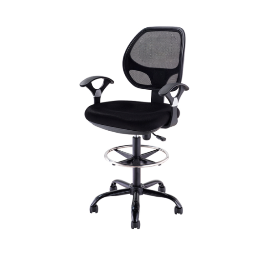 silla de cajero, con brazos, malla