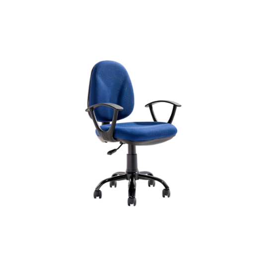 silla de secretaria tela color azul azul