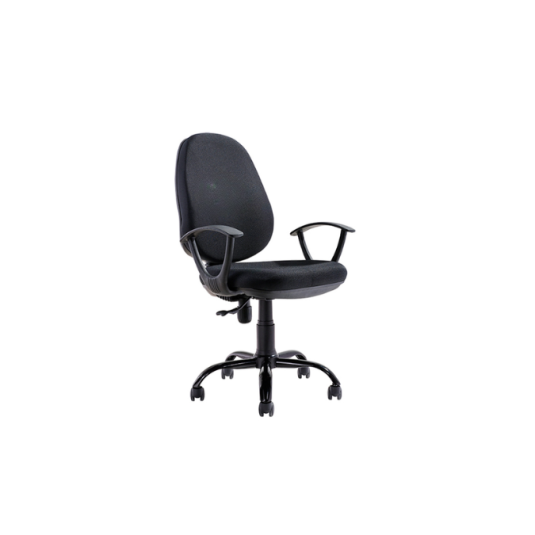 Silla secretaria c/b, tela ,color negro