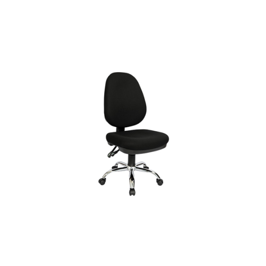 Silla secretaria s/b, tela ,color negro