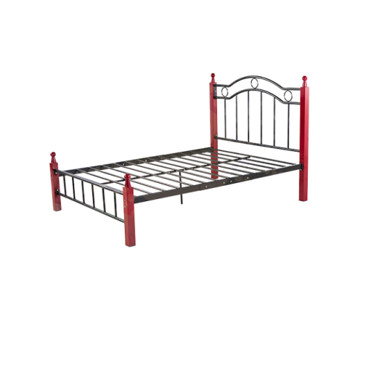 cama full metal madera