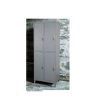 Locker 4 puertas, metal