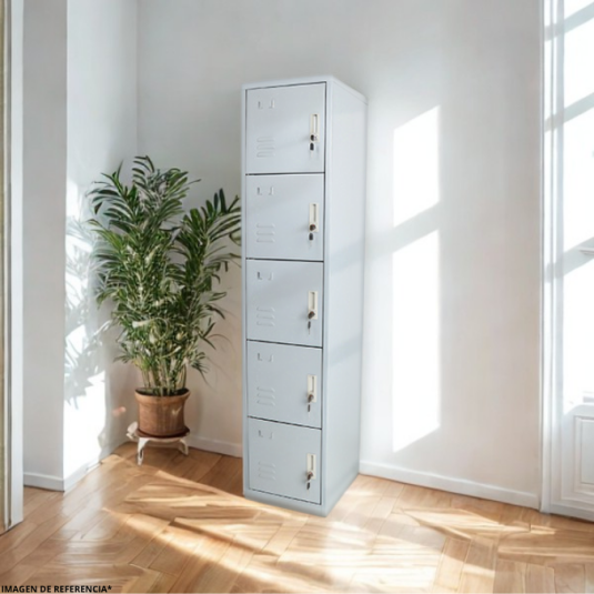Locker 5 puertas, metal