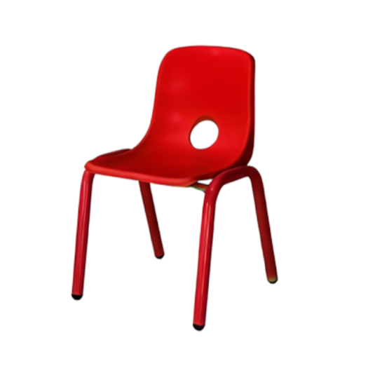 Silla kinder, metal y plástico