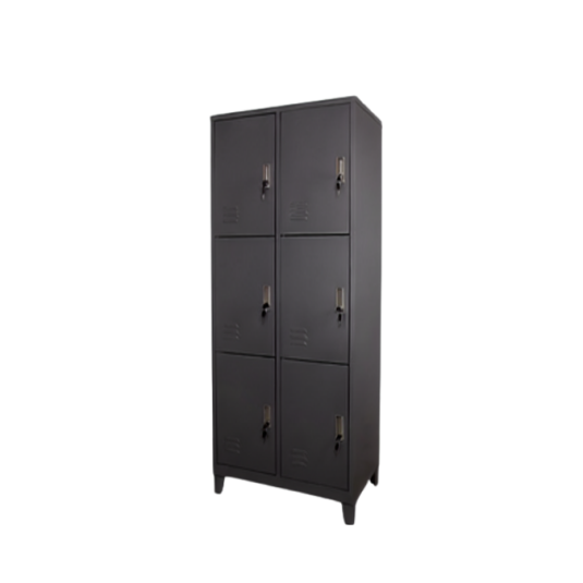 locker 6 puertas metal