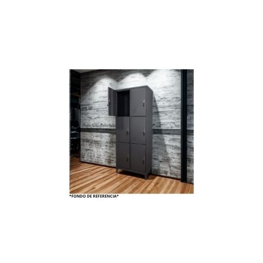 Locker 6 puertas, metal