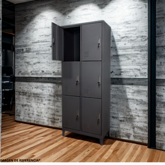 locker de 6 puertas
