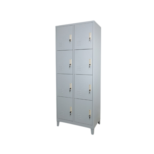 Locker 8 puertas, metal.