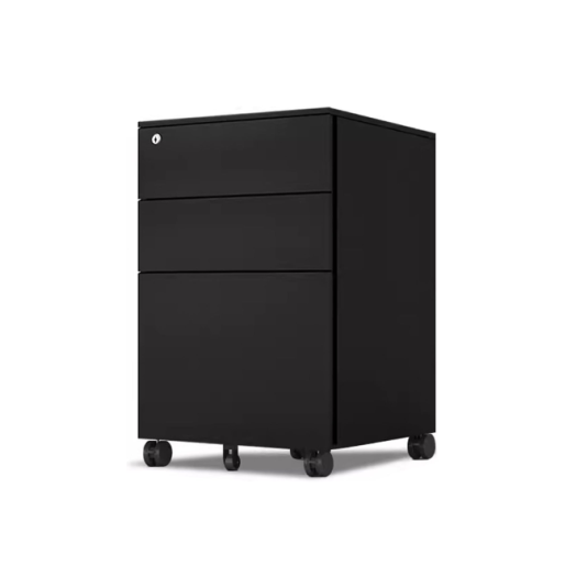 Archivador móvil, 3 gavetas, metal