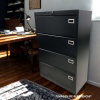 Archivador lateral, 4 gavetas, metal