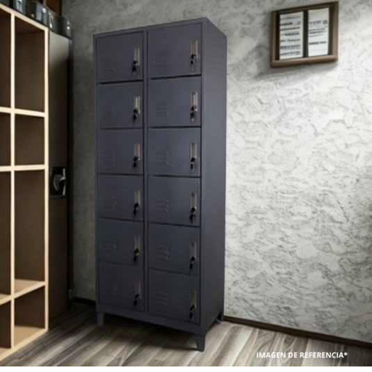 Locker 12 puertas, metal