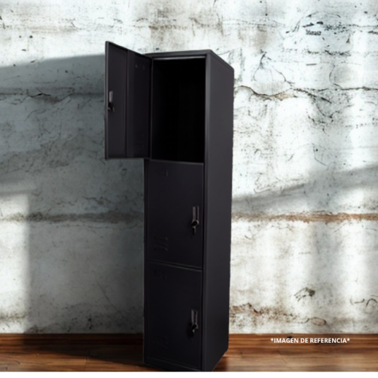 Locker 3 puertas, metal