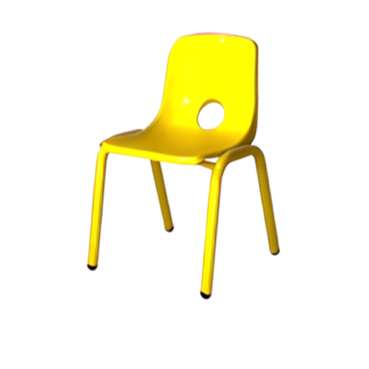Silla kinder, metal y plástico