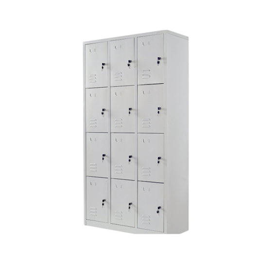 Locker 12 puertas, metal