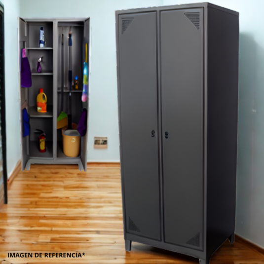 Locker 2 puertas, metal.