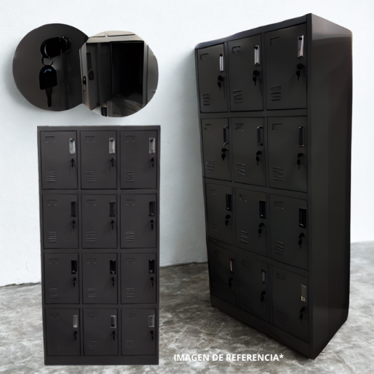 Locker 12 puertas, metal