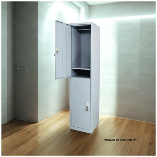 Locker 2 puertas, metal